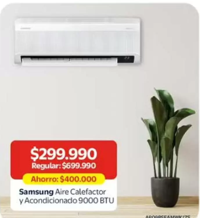 Samsung - Aire Calefactor Y Acondicionado 9000 Btu