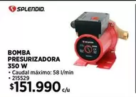 Splendid - Bomba Presurizadora 350 W
