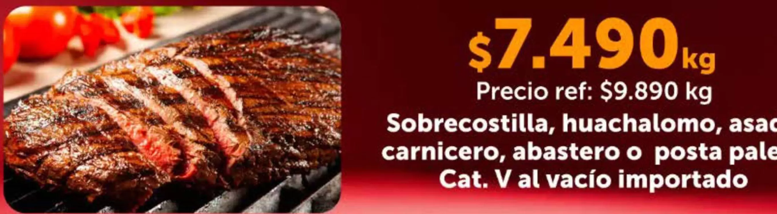 Cat - Sobrecostilla, Huachaloma, Asaaroicoro, Abastero O Posta Pale . V Val Vacío Importado