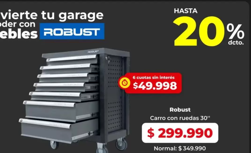 Robust -  Carro Con Ruedas 30"