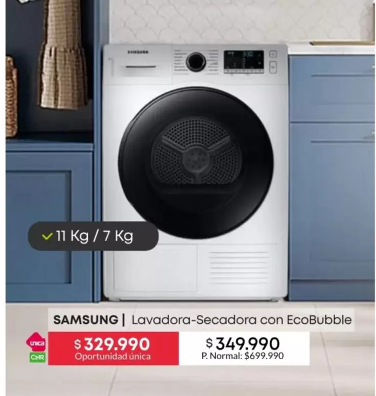 Samsung - Lavadora-Secadora Con EcoBubble