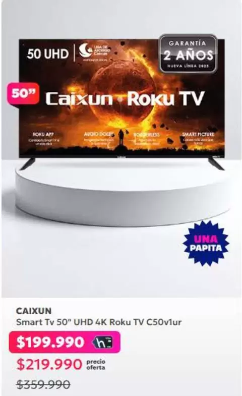 Roku - Smart Tv 50" Uhd 4k  Tv C50viur