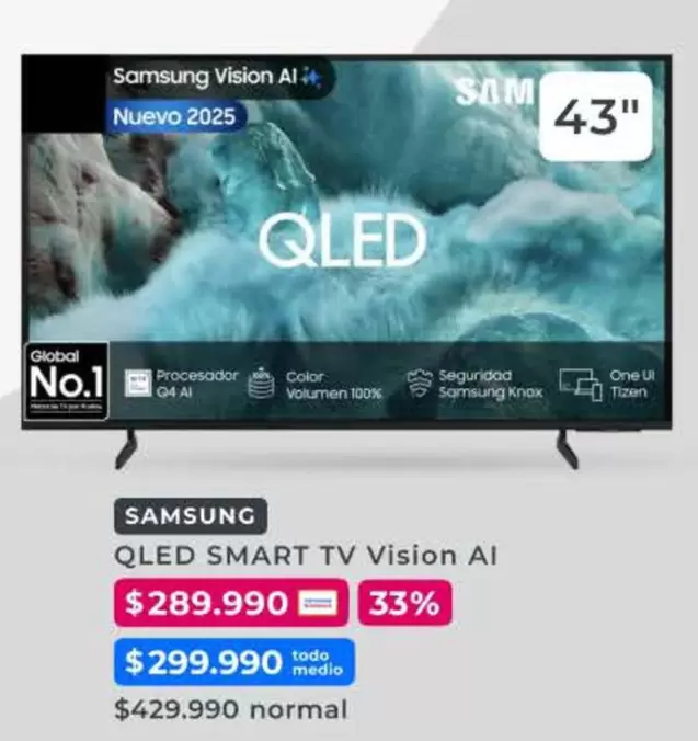 Samsung - Qled Smart Tv Vision Al