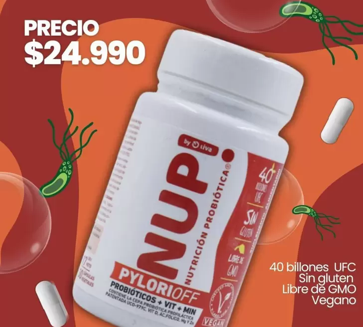 Up - 40 Billones, Urb, Sin Gluten Libre De Oko Vegano