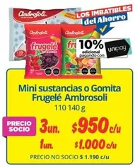 Ambrosoli - Mini Sustancias O Gomita Frugele