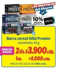 Barra Cereal Wild Protein