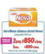 Nova - Servilleta Clasica Cóctel