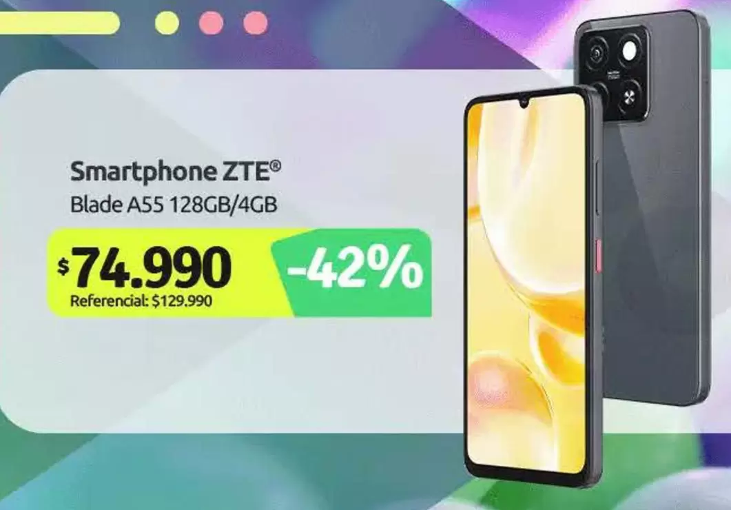 ZTE - Smartphone Blade A55 128GB/4GB