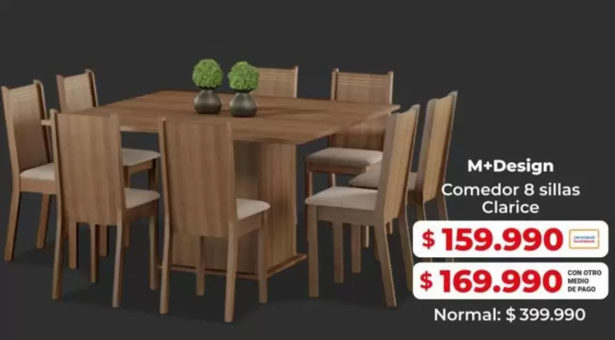 Comedor 8 Sillas Clarice