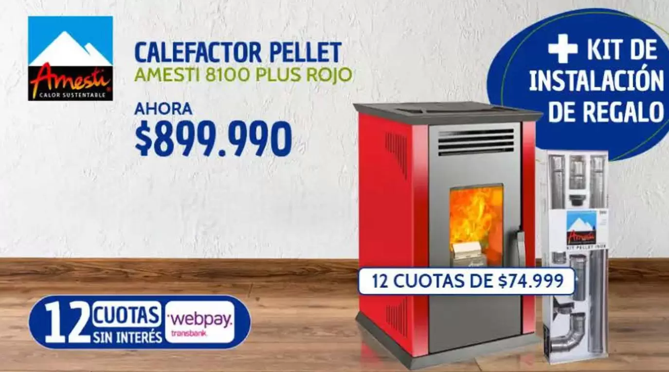 Amesti - Calefactor Pellet