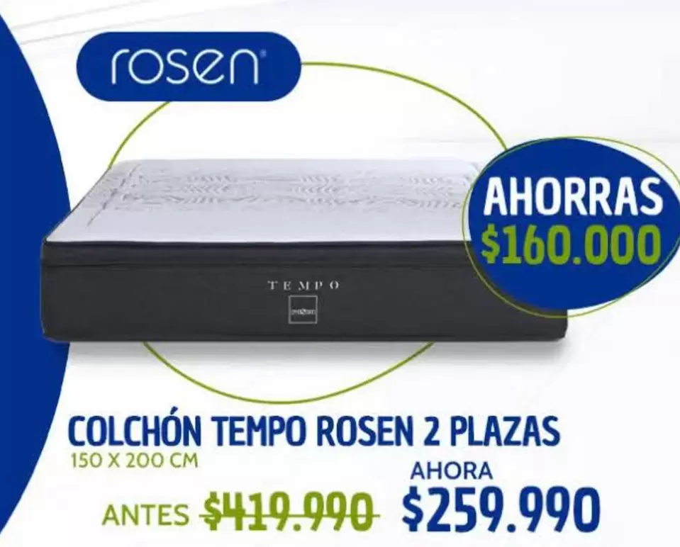 Rosen - Colchon Tempo 2 Plazas