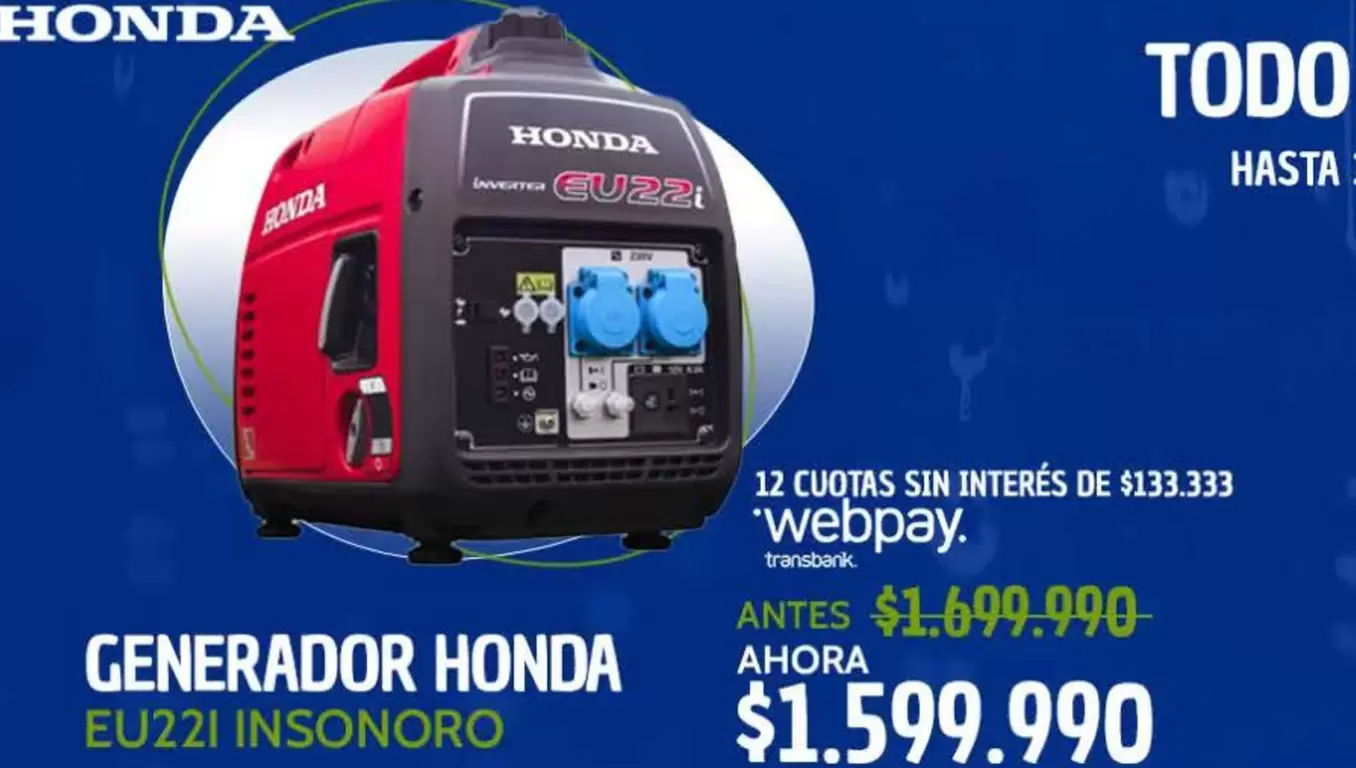 Honda - Generador Eu22i Insonnoro