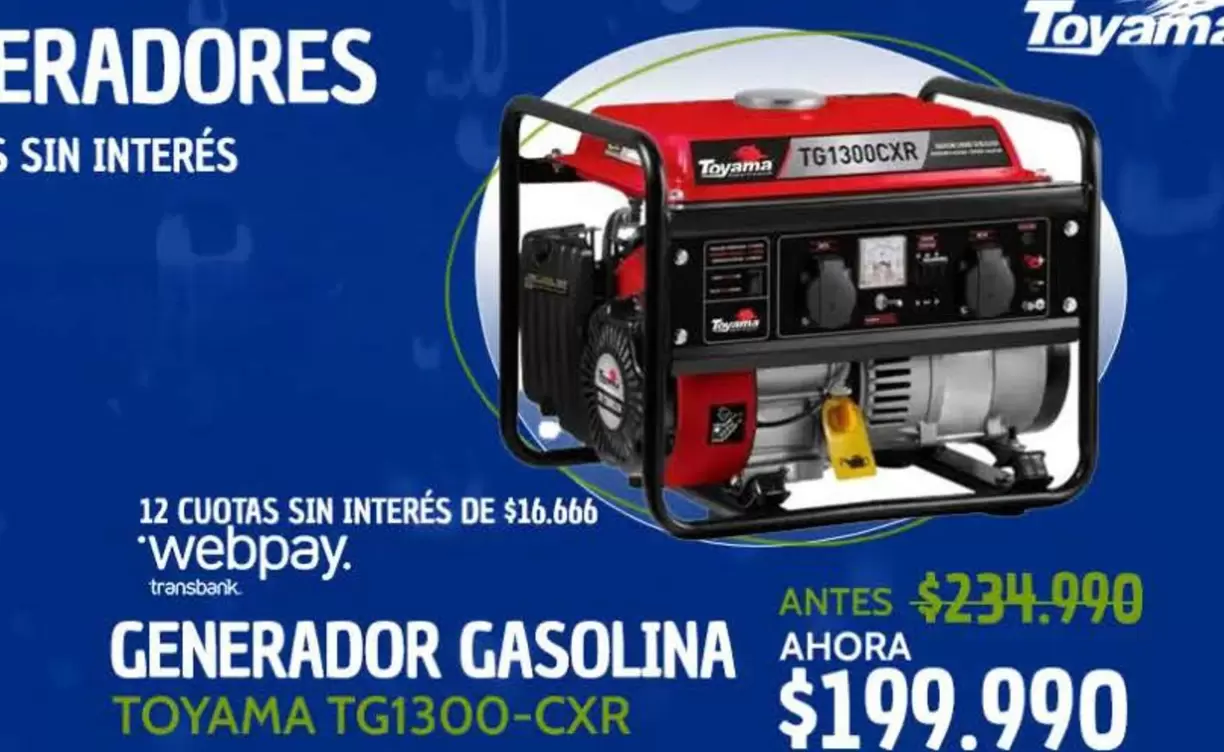 Toyama - Generador Gasolina