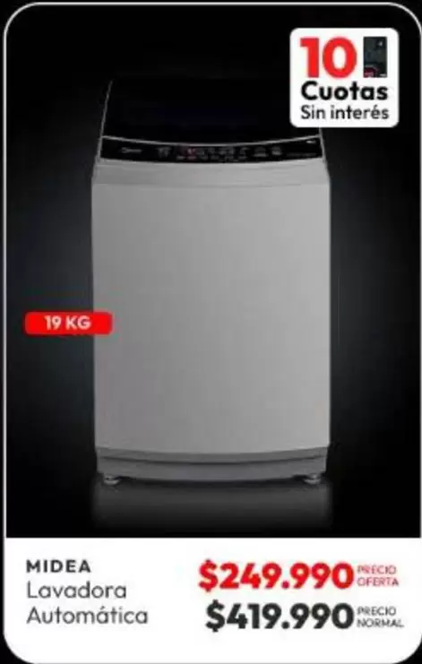 Midea - Lavadora Automatica