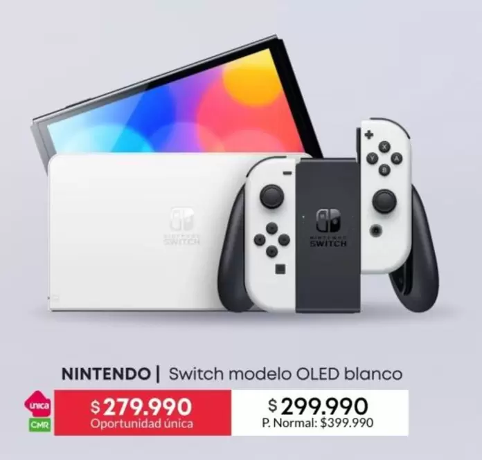 Switch Modelo Oled Blanco