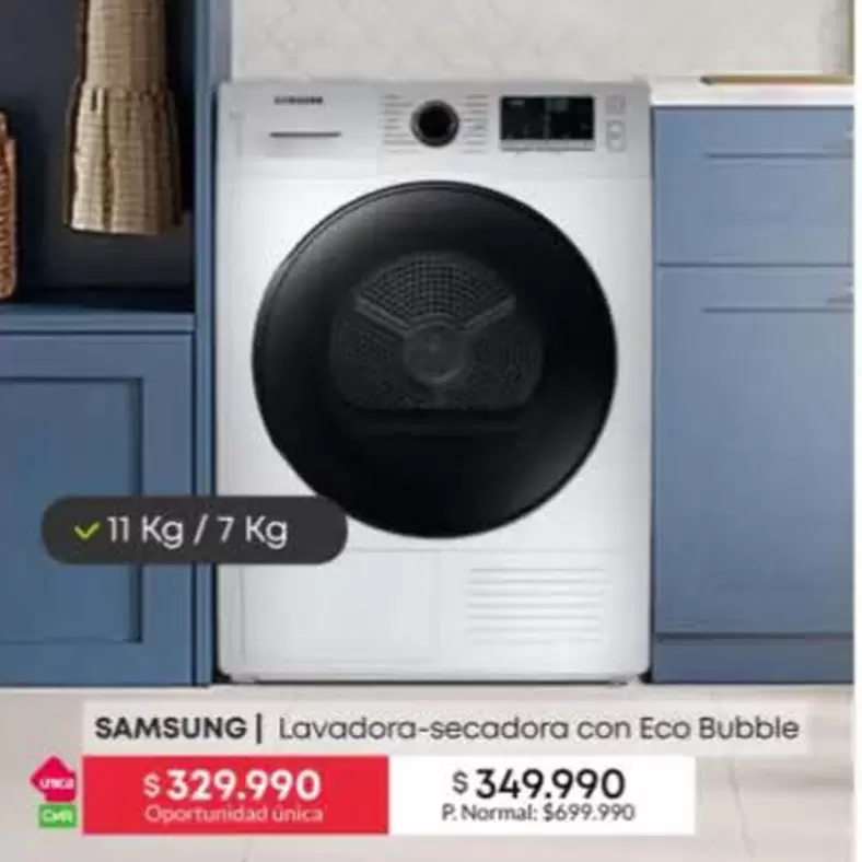 Samsung - Lavadora-secadora Con Eco Bubble