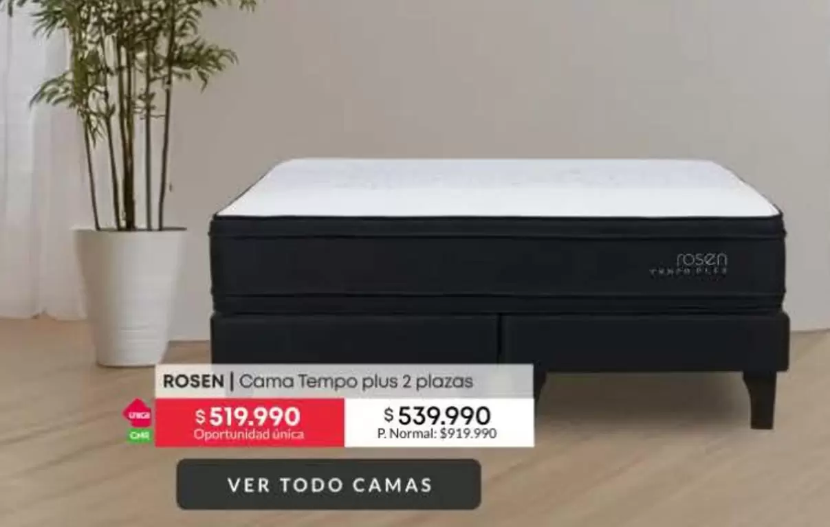 Rosen - Cama Tempo Plus 2 Plazas