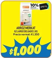 Merkat - Arroz G2 Largo Delgado