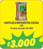 Lentejas 6 Mm Nuestra Cocina