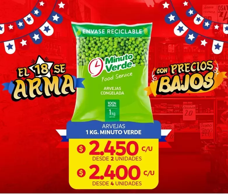 Minuto Verde - Arvejas