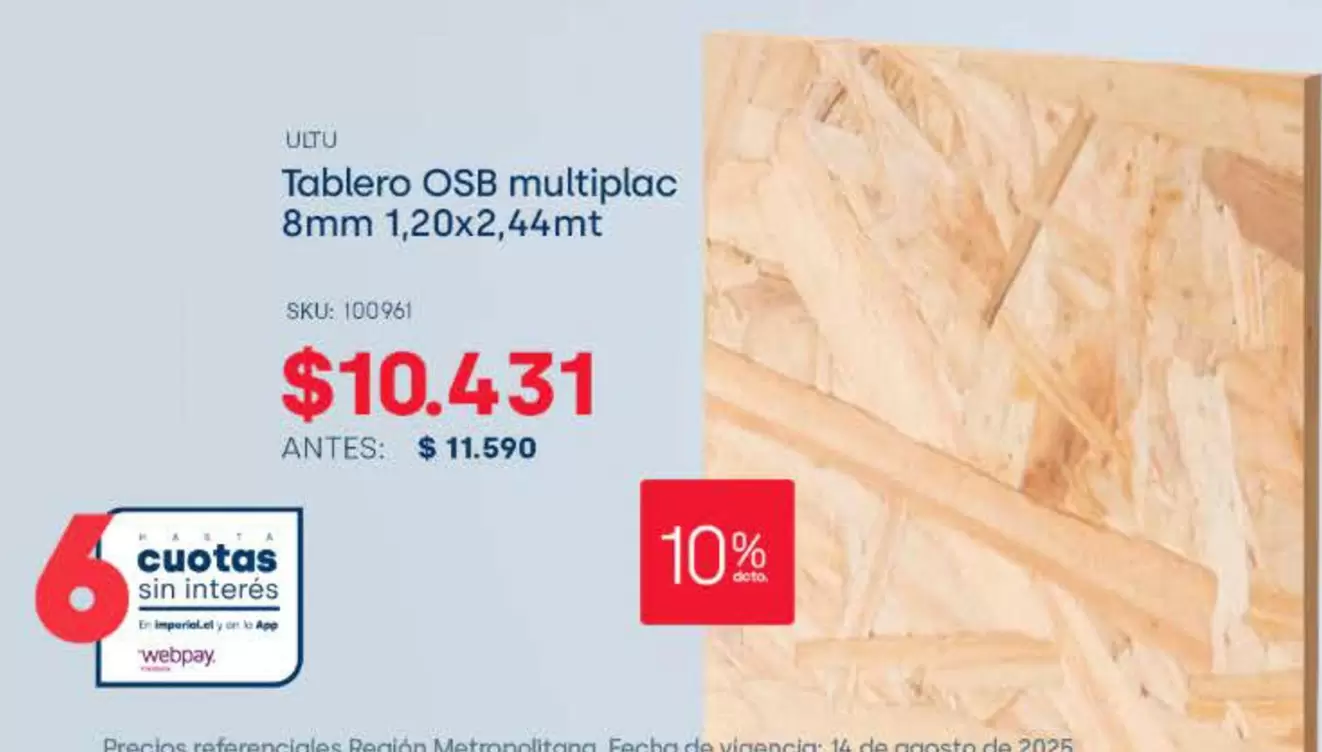 Tablero Osb Multiplac