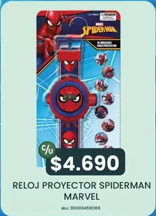 Marvel - Reloj Proyector Spiderman