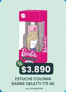 Barbie - Estuche Colonia