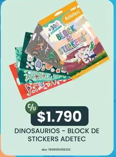 Adetec - Block De Stickers Detec