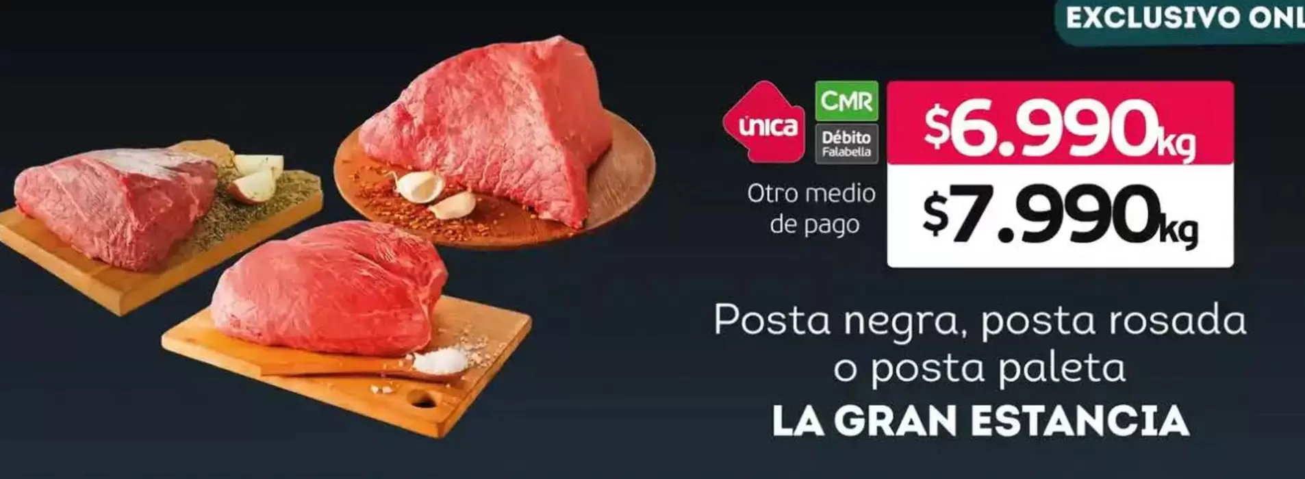 Falabella - Posta Negra, Posta Rosada O Posta Paleta