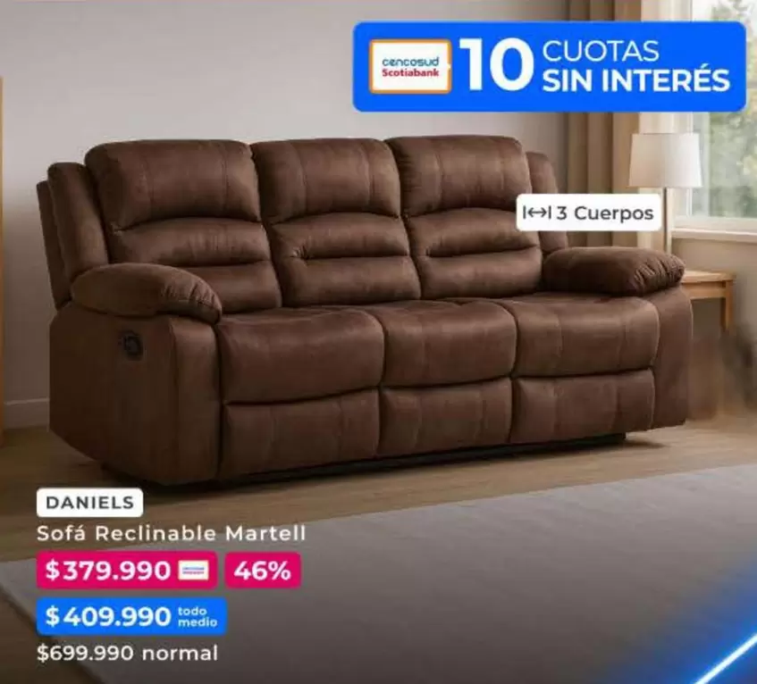 Sofa Reclinable Martell