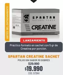 Power - Spartan Creatine Sachet