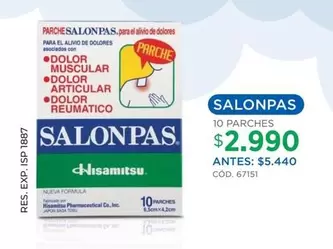 Salonpas - Pance All'olio De Colores