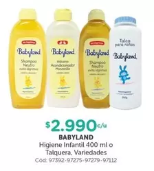 Babyland - Higiene Infantil O Talquera