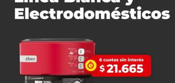 Oster - 6 Cuotas Sin Interés