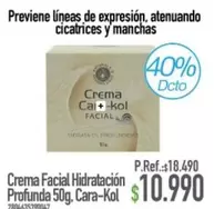 Crema Facial Hidratación Profunda 50g