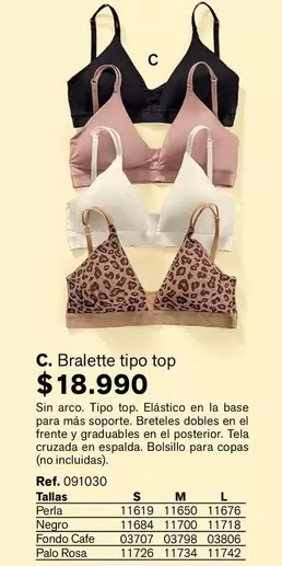 Perla - Bralette Tipo Top