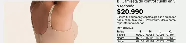 Control - Camiseta De  Cuello Env O Redondo