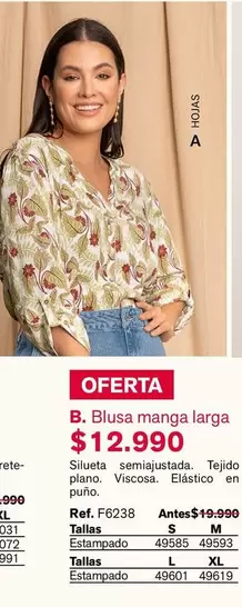 Blusa Manga Larga