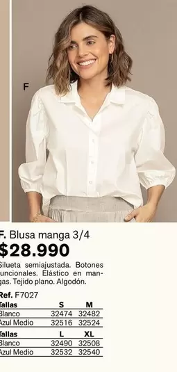 Blusa Manga 3/4