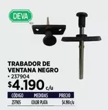 Trabador De Ventana Negro