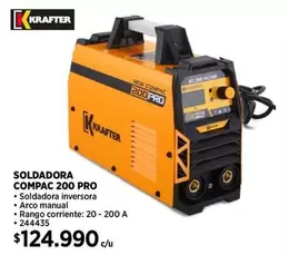 Krafter - Soldadora Compac 200 Pro