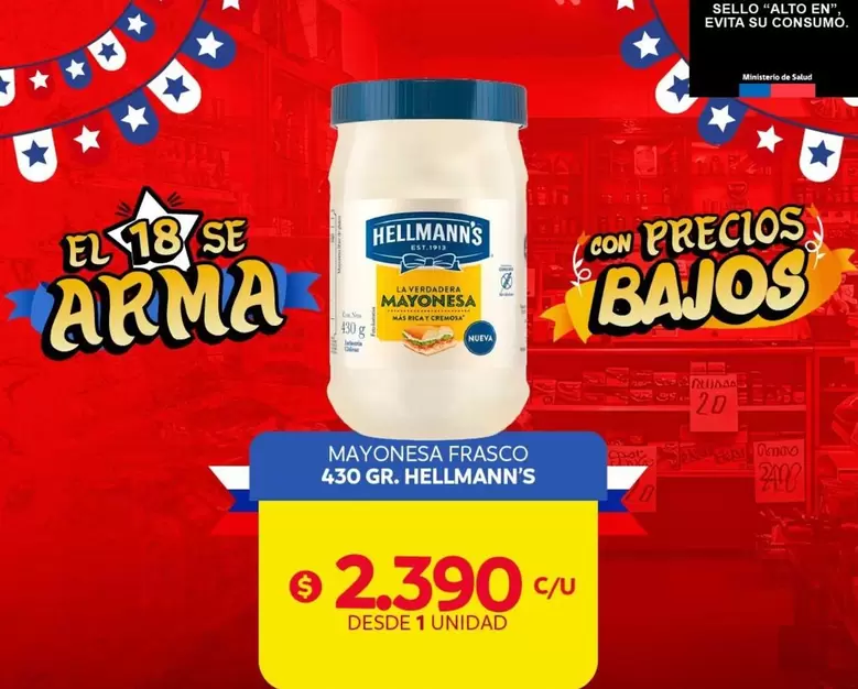 Hellmann's - Mayonesa Frasco