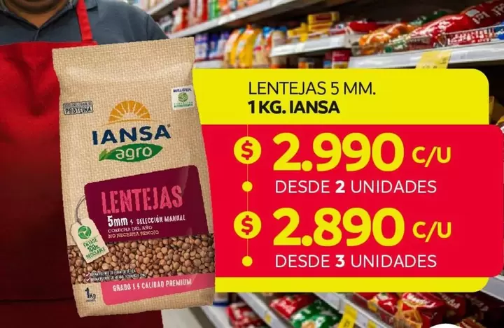 Iansa - Lentejas 5 Mm. 1 Kg. I, I nsa