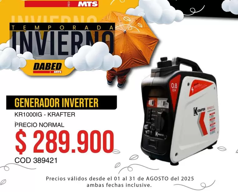 MTS - Generador Inverter