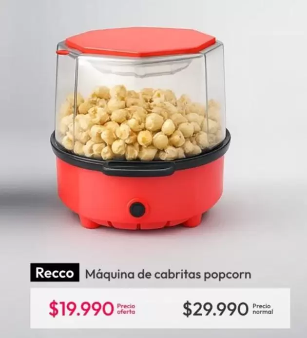 Recco - Maquina De Cabritas Popcorn