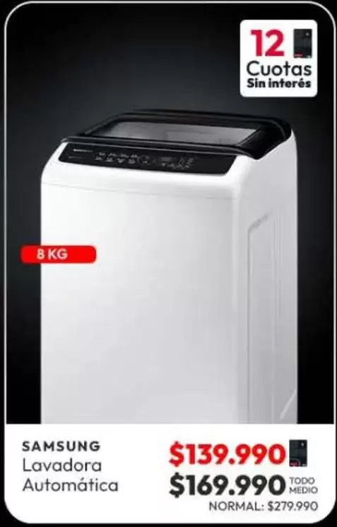 Samsung - Lavadora Automatica