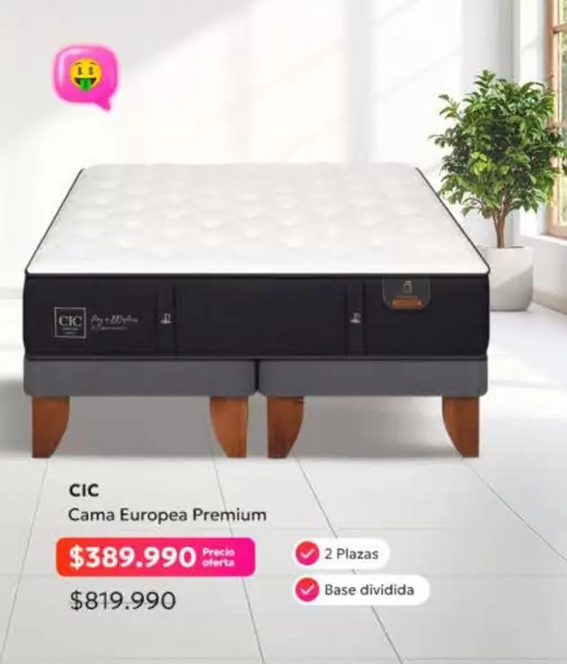 Cic - Cama Europea Premium