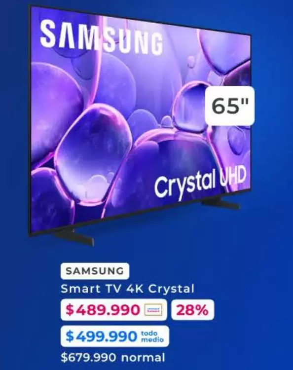 Samsung - Smart Tv 4k Crystal