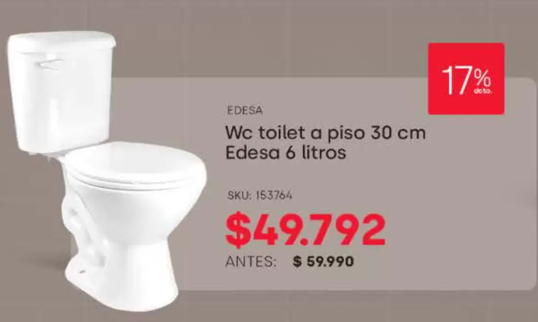 WC toilet a piso
