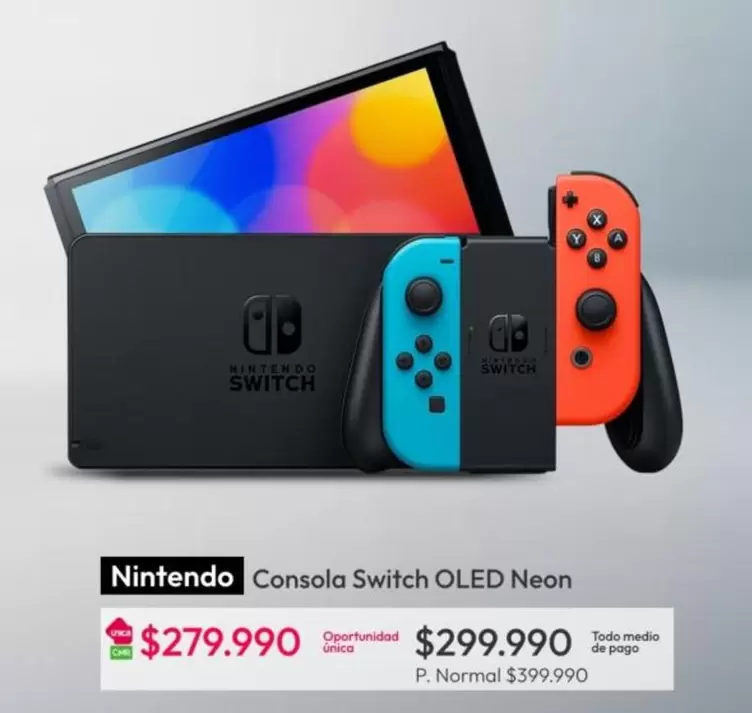 Consola Switch Oled Neon